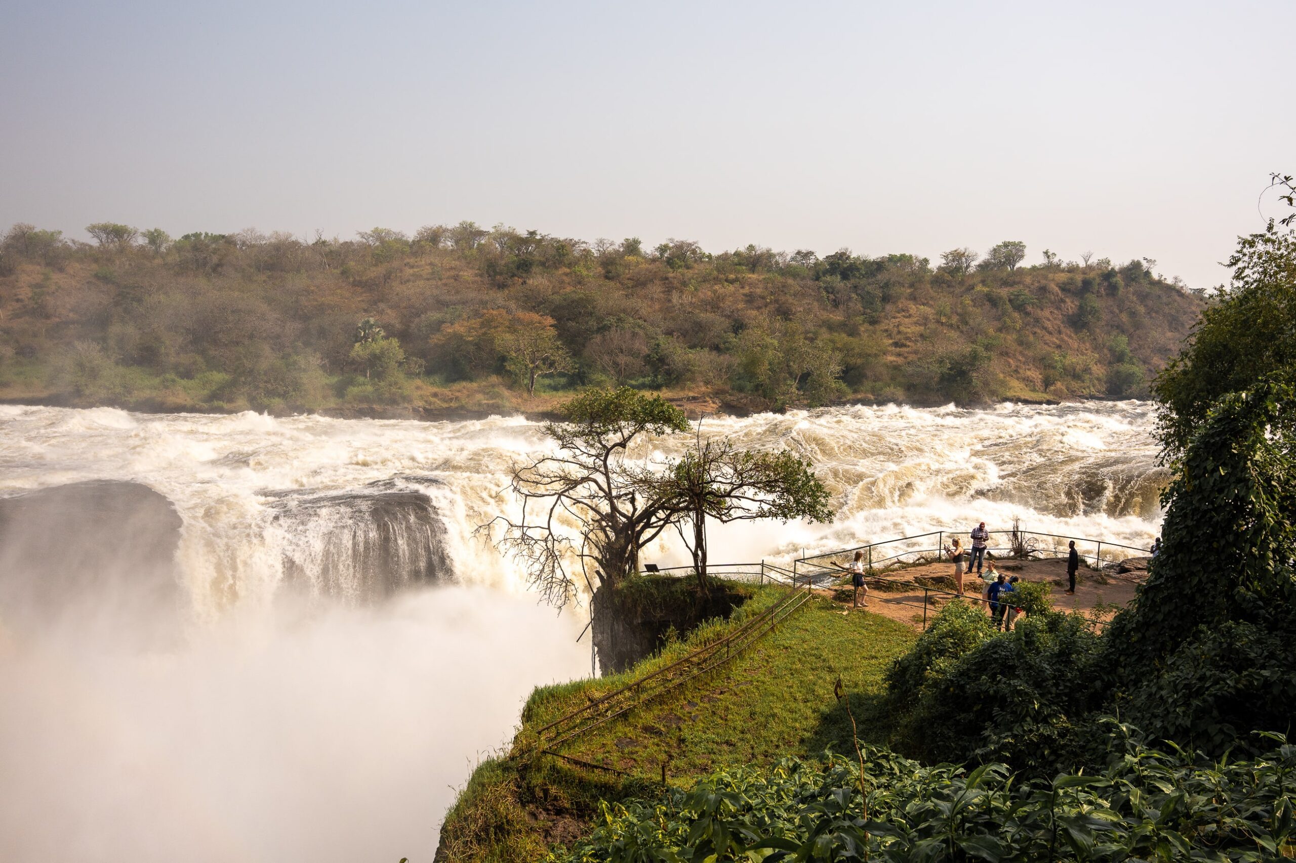 Murchison Falls, de Nijl in Oeganda