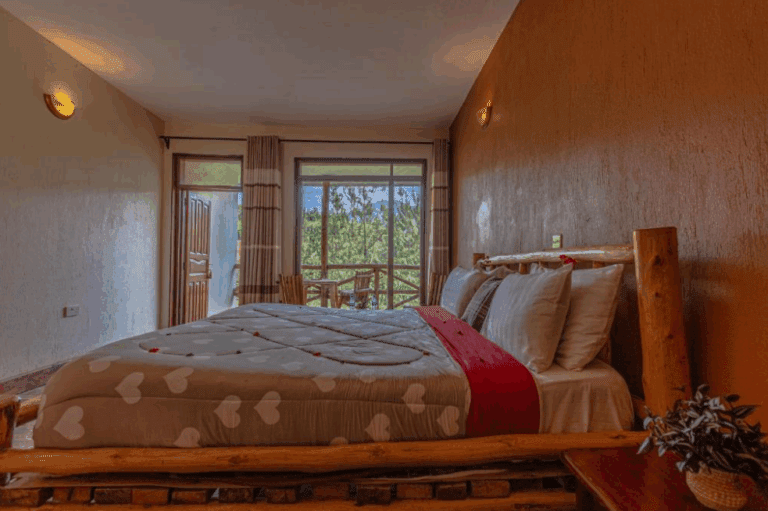 bedroom in Rushaga Gorilla Lodge